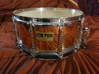 Rare Cb 700 Copper Floating Snare Drum.  6.  5 " X 14 " Japan