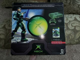 Halo Special Edition Xbox Console Rare Halo Controller And