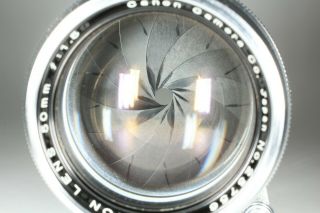 Rare {near Mint} Canon 50mm F/1.  5 Mf Lens Leica L39 Ltm L Mount Cap Japan 581w