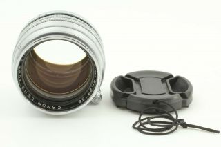 Rare {NEAR MINT} CANON 50mm f/1.  5 MF Lens Leica L39 LTM L Mount Cap JAPAN 581w 3