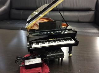Sega Toys Black Grand Pianist 1/6 Scale Miniature Grand Piano F/s Rare