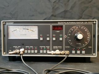 RARE Grundig Electronic GA1000 WOW Flutter meter Gleichlaufanalysator 120 VOLT 2