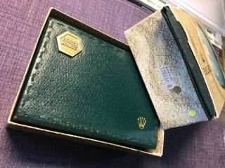 Vintage Rolex Oyster Quartz Watch 68.  00.  3 Box;case.  W/ Wallet.  Rare❗️