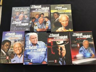 In The Heat Of The Night Complete Series Dvds 8 Seasons 1 2 3 4 5 6 7 8 Rare Htf