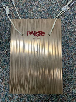 Very Rare Paiste Sound Plate 13 " X 9 "