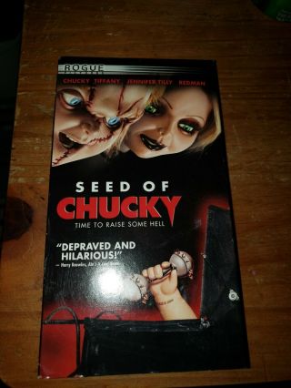 Seed Of Chucky Vhs Rogue Pictures Rare Horror