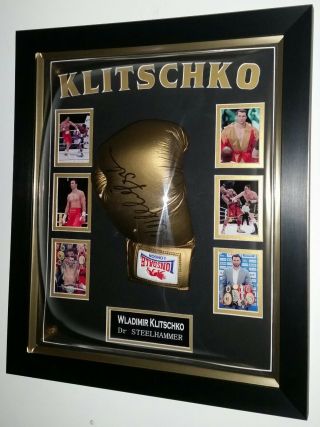 Rare Wladimir Klitschko Signed Boxing Glove Autograph Display