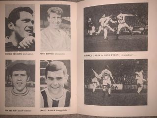 Rare Newcastle 1969 Fairs Cup Final Programme v Ujpest Dozsa 3