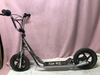 80s Gt Zoot Scoot Scooter - Rare Chrome - Old School Bmx Freestyle Barn Find Dirty