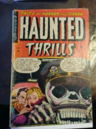 Haunted Thrills Issue 13 Horror Comic Good Vg 3.  0 Very Rare