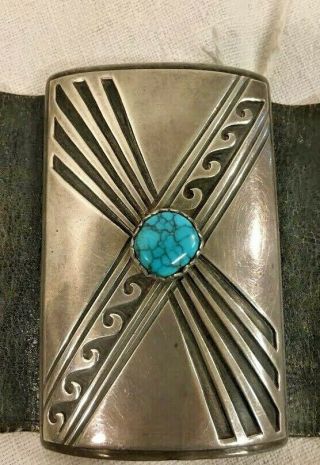 Rare Vintage Hopi/ Cochiti Pueblo Sterling Silver Ketoh Bracelet W/ Provenance