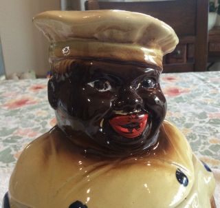 Rare Vintage National Silver Co.  Chef Cookie Jar