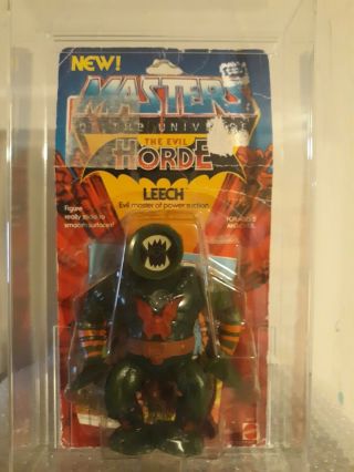 Masters Of The Universe - Vintage Leech - Moc - In Acrylic Case