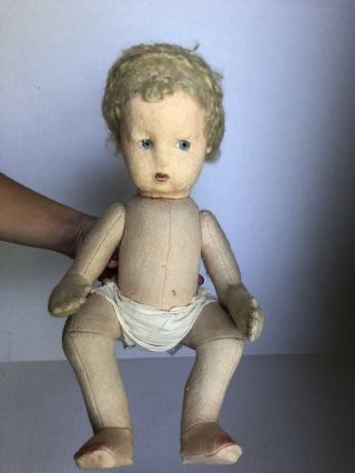 Rare Early 1920’s Vintage Lenci Baby Doll 15”