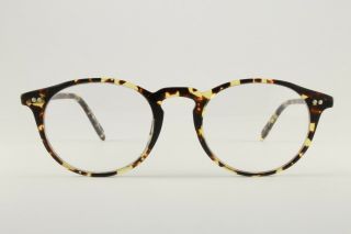 Rare Authentic Oliver Peoples Riley - R Dtbk 5004 1187 Tortoise Round 45mm Glasses