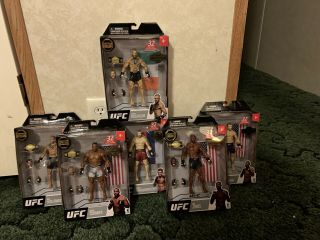 Ufc Ultimate Series 2020 Limited Edition All 6 Nip Figures