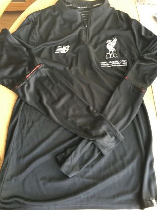 Rare Liverpool Fc Champions League Final 2019 Staff Issued Training Top Madrid