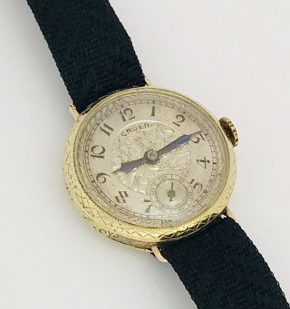Rare Vintage 1920s Art Deco Gruen Guild 825 700 Ladies Mechanical Wristwatch 2