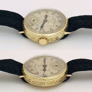 Rare Vintage 1920s Art Deco Gruen Guild 825 700 Ladies Mechanical Wristwatch 3