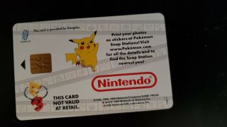 Very Rare Pokemon Snap E3 Promo Card W/ Gift With Purchase