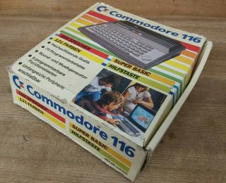 Rare Boxed Commodore 116 PAL includes 64K upgrade Diag 3