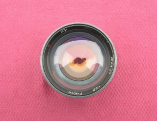 Rare Red P URAN - 27 100mm f/2.  5 Soviet lens for military airforce camera RA - 39 3