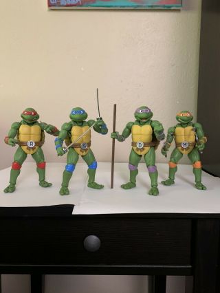 S.  H.  Figuarts Tmnt Teenage Mutant Ninja Turtles Actionfigure (set Of 4)