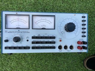 RARE Bang and Olufsen WM1 WOW Flutter meter with cassette (see video) 2