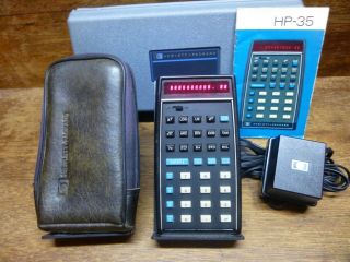 Hp - 35 Version 4 Rare Vintage Calculator Set Perfectly