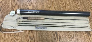 Sage Z - Axis 5 - Weight,  8’ 6” Length,  4 Piece Fly Rod W/ Tube And Sock.  Rare