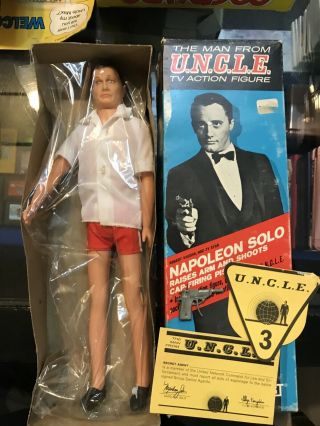 The Man From Uncle Action Figure Napoleon Solo Gilbert 1965