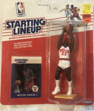 1988 Michael Jordan Slu Chicago Bulls Starting Lineup Basketball Figure