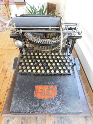Rare Early Typewriter The Caligraph 2 C1880s Serial 26784 G.  W.  N Yost Usa