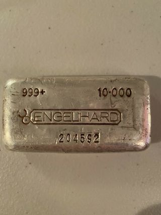 10 Oz Engelhard Silver Bar Canadian Rare