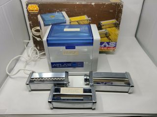 Marcato Atlas Electric Pasta Making Machine Mod 150 Made In Italy Complete Rare