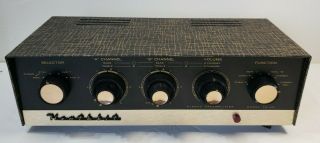 Heathkit Aa - 20 Stereo Tube Preamplifier Preamp Rare Model Not