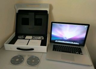 Apple Macbook Pro A1286 15.  4 " Laptop 90 Cycle Count,  Rare Read Descr