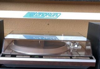 Denon Turntable Dp - 45f Rare Andante Fg - V Cartridge.