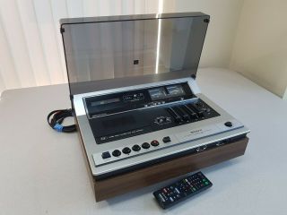 Rare Sony Tc - 177sd 3 Head Cassette Corder Recorder Deck Box 1970 