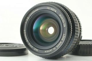 [rare Near Mint] Minolta Mc Vfc Rokkor 24mm F2.  8 Wide Angle Lens From Japan
