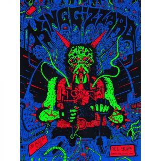 King Gizzard And The Lizard Wizard York 2019 Tour Poster Jason Galea - Rare