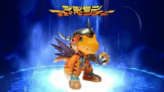 Spinach Studio Digimon Adventure Agumon Metal Greymon Resin Figure Gk Pre N