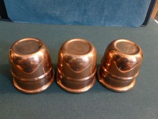 James Riser Standard Cups and Balls Magic Copper Rare Collectible Hallmarked 2
