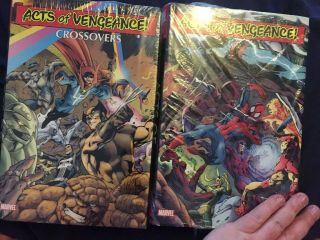 Act Of Vengeance & Acts Of Vengeance Crossover Omnibus Set Hc Oop Very Rare