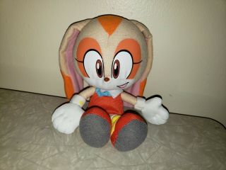 Sonic The Hedgehog Cream The Rabbit Plush Rare 8 "