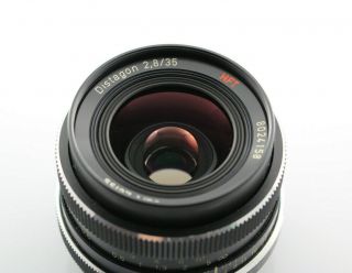 RARE Carl Zeiss Distagon 35mm f/2.  8 HFT Lens for Rollei Made in W.  Germany 3