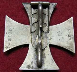 Iron Cross 1st Class,  K.  M.  S.  T.  With Rare Attachment