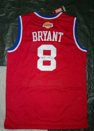 Rare Kobe Bryant Authentic Signed 1998 All Star Game Jersey 1st Asg Vs Jordan
