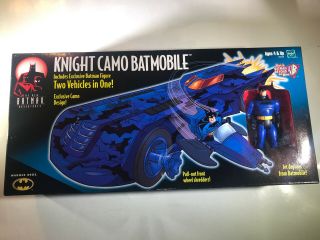 The Batman Adventures Animated Series Batmobile Knight Camo Mib