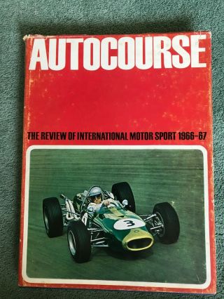 Rare Autocourse 1966 - 1967 Review Of International Motor Racing